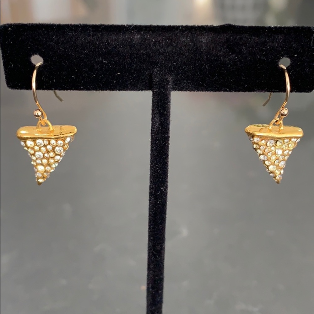 Alexis Bittar gold & crystal earrings
